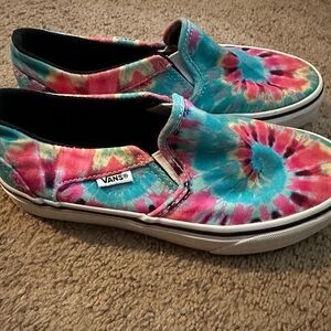 Girl’s Tie-Dye Vans Sneakers